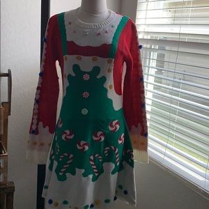 Adorable ugly Christmas sweater dress